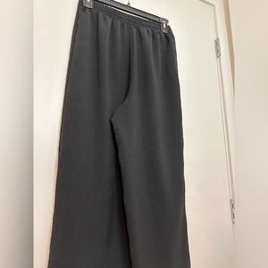 Zara black wide leg pants